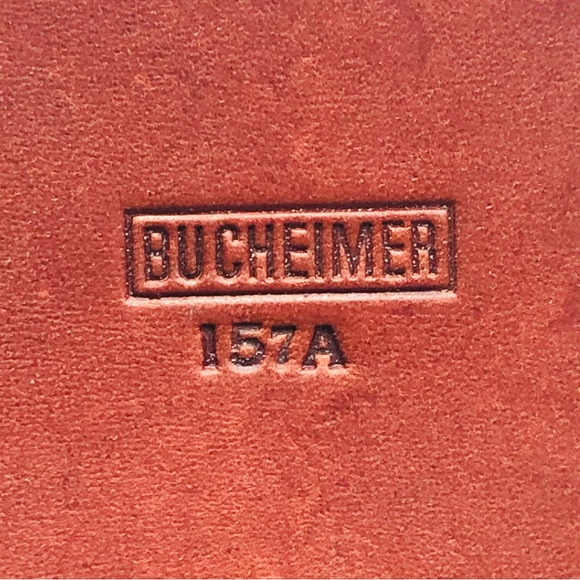 Bucheimer Leather Ammo Belt Pouch Holder Hunting Storage Case #157 A - Picture 3 of 6